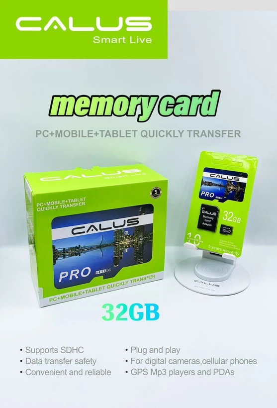 کارت حافظه کالوس ظرفیت 32گیگابایت