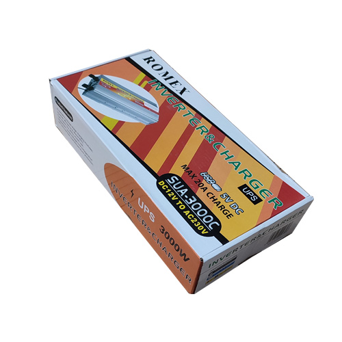 اینورتر شارژر 3000 وات برند رومکس(ROMEX) مدل SUA–3000C با شارژر باتری 20 آمپر