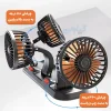 پنکه سه قلو فندکی خودرو مدل F4310 + قرص خوشبو کننده