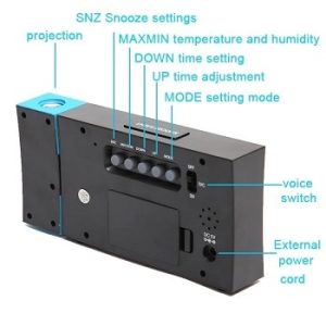 ساعت رومیزی مدل پروژکتوری 8290